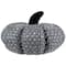 Northlight; 7.5" Gray Knitted Fall Harvest Tabletop Pumpkin; Category:Decor Pumpkins; Image:3